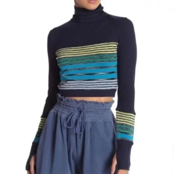 Free People Mountain Mama Crop Top BNWT Size Large - Picture 1 of 6